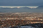 Kalispell MT looking toward Glacier National Park from Lone Pine State Park January 27 2010